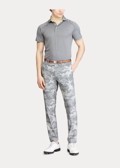 Pantalones Ralph Lauren Hombre Grises / Camuflados - Tailored Fit Stretch - OFLAU1326